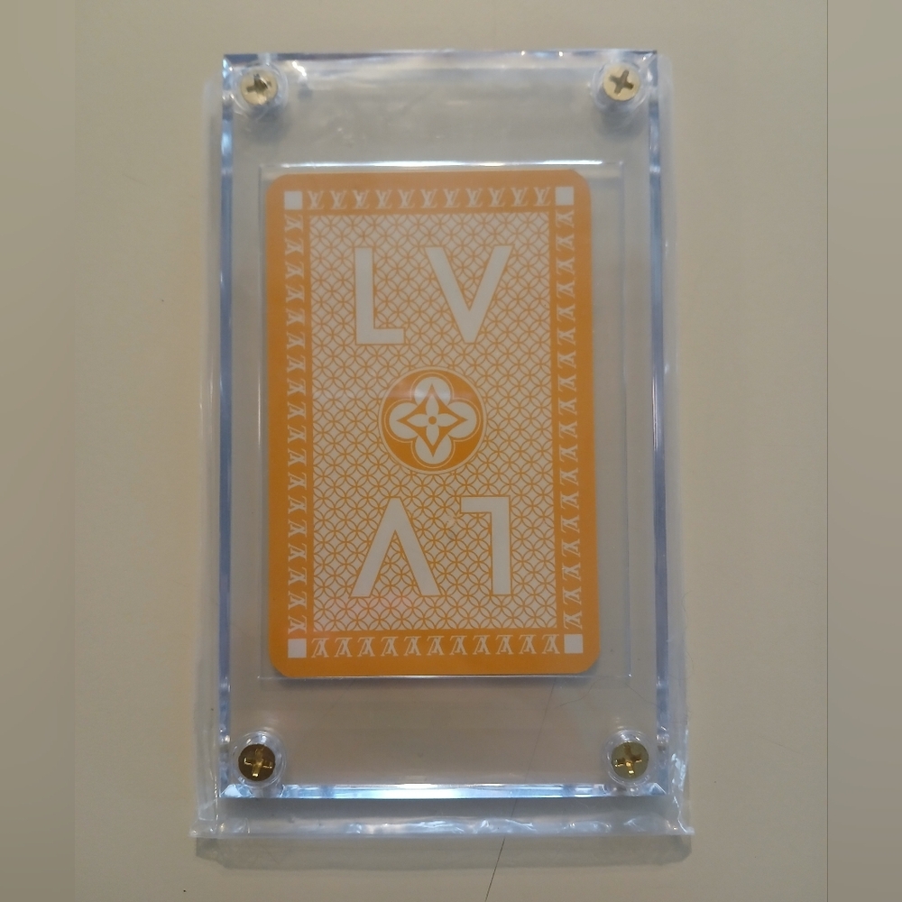 Louis Vuitton EUC Collectable Playing Card 5 of Hearts